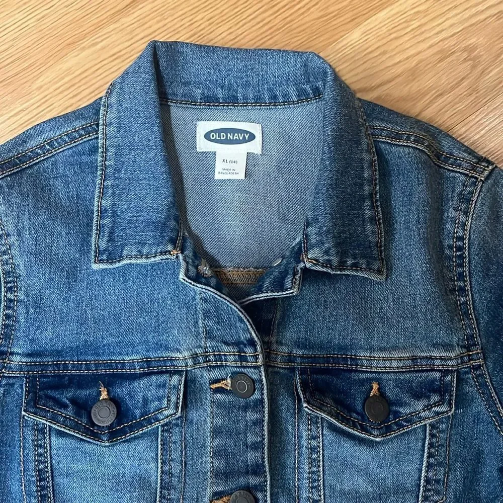 Old Navy Girls Size XL (14) Denim Jean Jacket